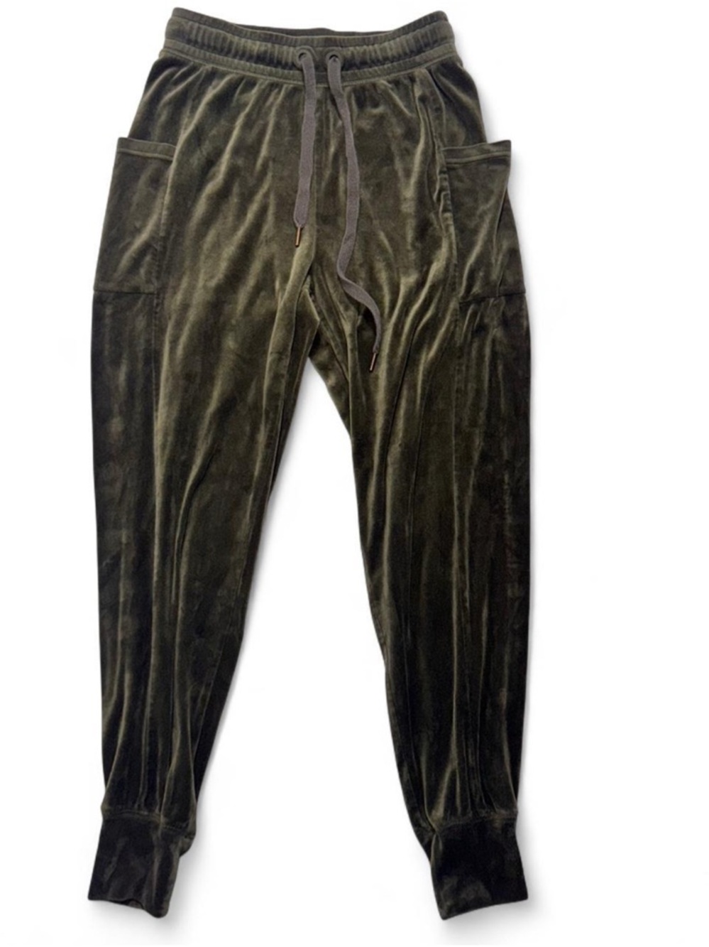 Women’s Aerie Olive Green Velour Jogger Pants